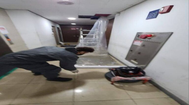 고양 일산동구 복도 배관 작업