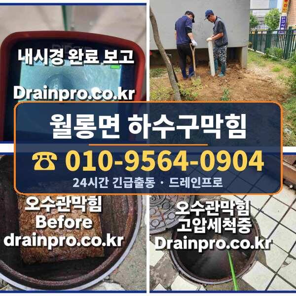 월롱면 하수구막힘