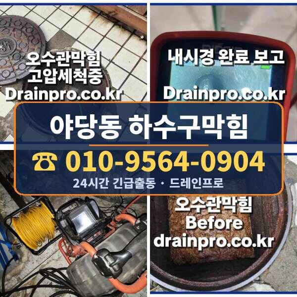 야당동 하수구막힘