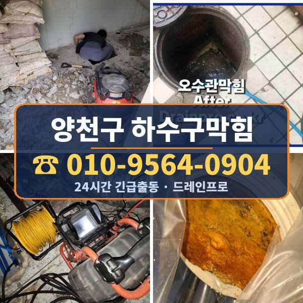 양천구 하수구막힘