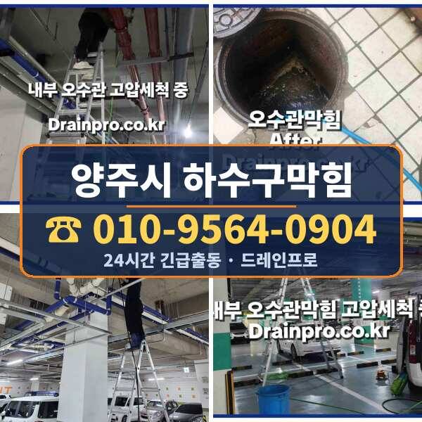 양주시 하수구막힘